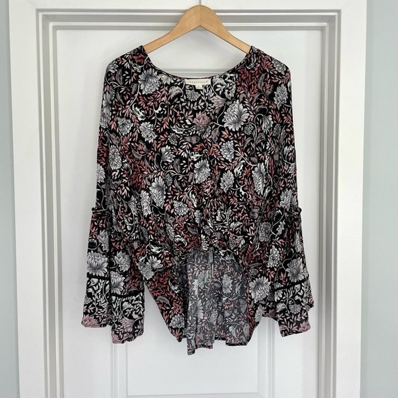 Lovestitch Floral Boho Top S - Picture 3 of 8